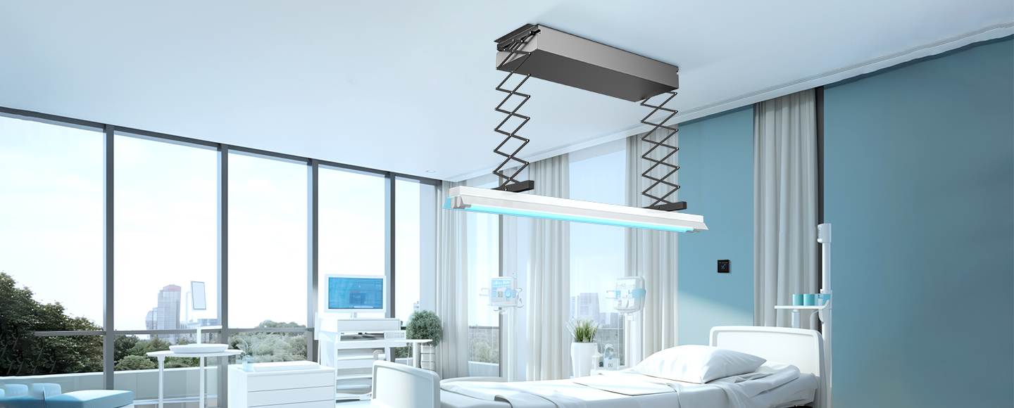 UX medical intelligent ceiling UV lamp
